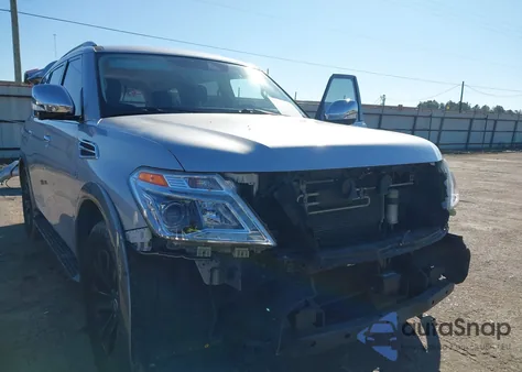 2018 Nissan Armada Platinum from USA, damaged, VIN JN8AY2NF4J9331493